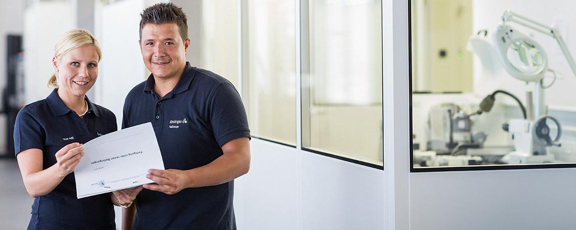 Projektleiter - Kopfzeile Inserat